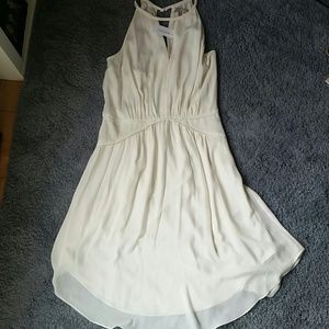 Banana Republic Cream Midi Cocktail Dress